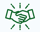 Icon of two hands shaking